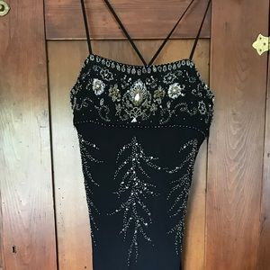 Sue Wong Nocturne Beaded Cocktail Dress